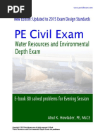 PE Civil Water Resources and Environmental Practice Exam - Sample | PDF ...