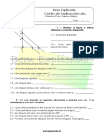 2.1 Posição Relativa de Retas Semirretas e Segmentos de Reta No Plano Ficha de Trabalho 2 PDF