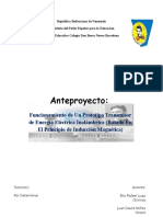 Prototipo de Un Transmisor de Energia Electrica Inalambrica