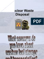 Nuclear Waste Disposal