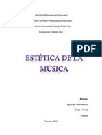 Estetica de La Musica