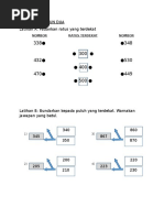 Latihan matematik tahun 3