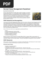 PMP - The 12 Essential EVM Formulas Cheat Sheet | PDF