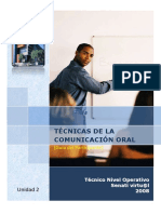 Tecnicas de Comunicacion Oral