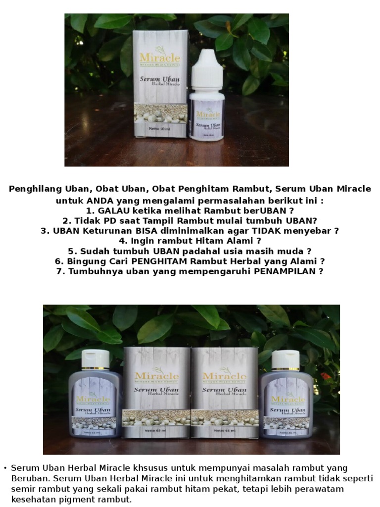 Obat Uban Ampuh Obat Uban Di Usia Muda Obat Uban Mujarab Obat Uban