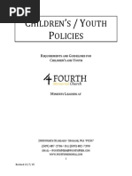 Children's _ Youth Ministry Policies - Copy