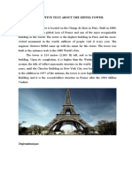 Descriptive Text About The Eiffel Tower