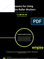 5 Reasons For Using Bushfire Roller Shutters - Presentation