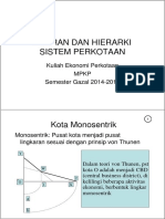 Ukuran Dan Hierarki Perkotaan 2015