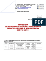 PO SCT 01 Procedura de Recrutare Si Selectie A Pers Did Aux Si Adm