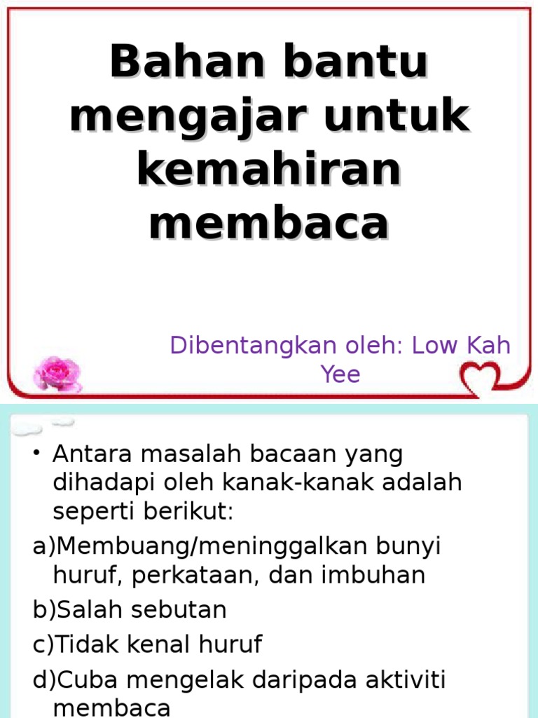 Draf Rancangan Pengajaran Harian Bahasa Melayu Tahun 5 Kemahiran Membaca Pendekatan Induktif Youtube