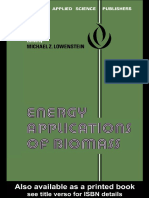 Energy Application of Biomass Michael Z.lowenstein
