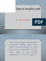 10th Results 2016