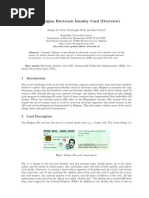 Paper On Belgium Id Card