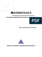 Modulo Matematica I - Esap