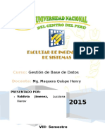 Curso Gestión Base Datos