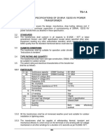 Technical Specification For 20 MVA Transformer PDF