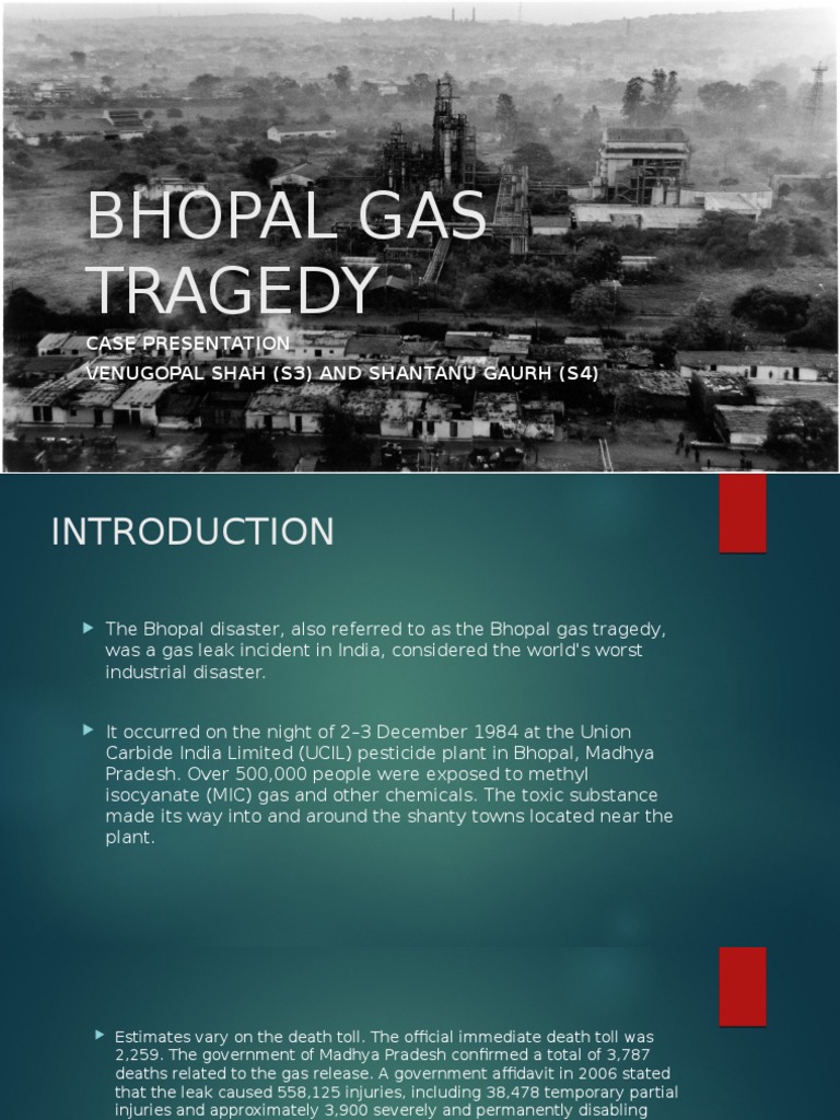 bhopal disaster ppt