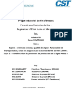 Amélioration Du Processus de Production de La Ligne PMS1