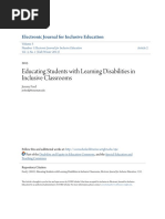 Download Educating Students With Learning Disabilities in Inclusive Classr by ganpur01 SN298960990 doc pdf