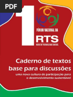 1 Forum Rede de Tecnologias Sosciais - Cuaderno Textos Base