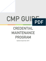 CMP Guide: Credential Maintenance Program