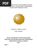 Download Analisa Kadar Unsur Hara Karbon Organik Dan Nitrogen Di Dalam Tanah Perkebunan Kelapa Sawit Bengkalis Riau by Conietta Vyonella Zeyn SN298968066 doc pdf