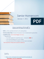 Senior Homeroom 011116
