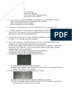 Problems On Capacitors