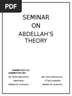 Abdellah's Theory