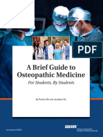 A Brief Guide To Osteopathic Medicine