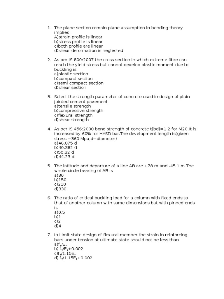 Development Length in Concrete Design | PDF | Strength Of Materials ...