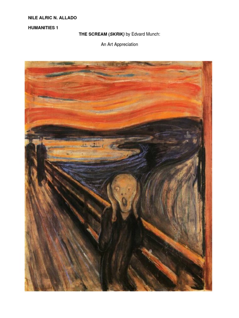 The scream analysis picture