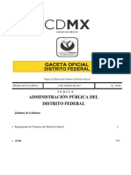 Reglamento de Tránsito CDMX 2016