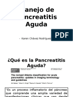 Manejo de Pancreatitis Aguda