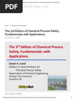 The Chemical Process Safety, AICHE info