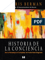 BERMAN, MORRIS - Historia de La Conciencia