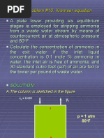 Sample Problem #10: Kremser Equation