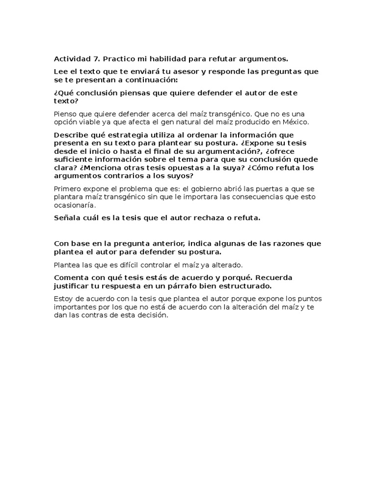 Actividad 7 | PDF | Crecimiento personal y profesional