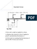 Equivalent Force Systems 1 (Compatibility Mode)