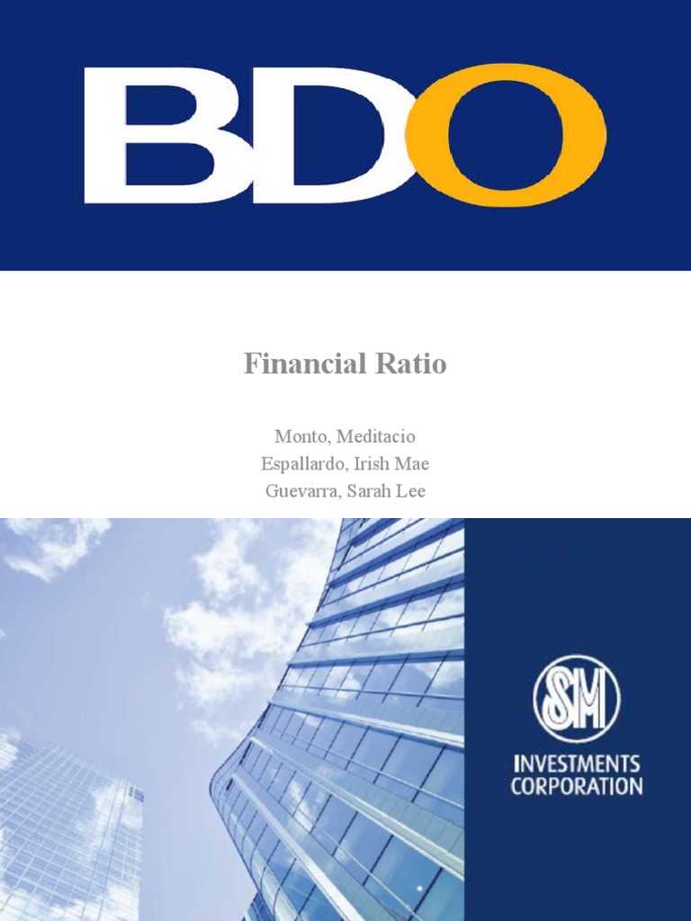 BDO Unibank: Financial Overview and Strategy | PDF | Finance & Money ...