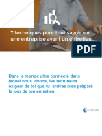 7 Techniques Pour Tout Savoir Sur Une Entreprise Avant Un Entretien