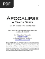 Apocalipse - A Era Da Besta - Modulo Basico