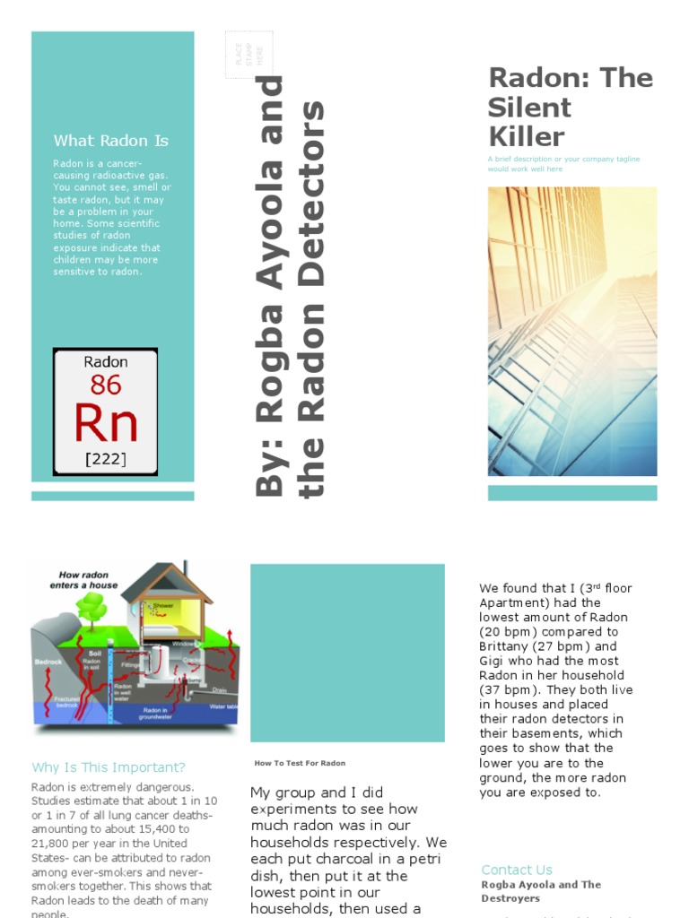 Understanding Radon Risks and Testing | PDF