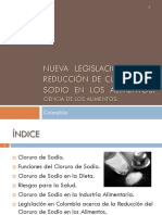 16. Legislación en La Reducción de NaCl en Los Alimentos