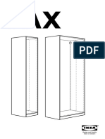Pax Wardrobe Frame Instruction