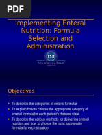 Types of Enteral Nutrition Formulas | PDF | Nutrients | Nutrition