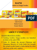 Product and Brand Management of Maggi