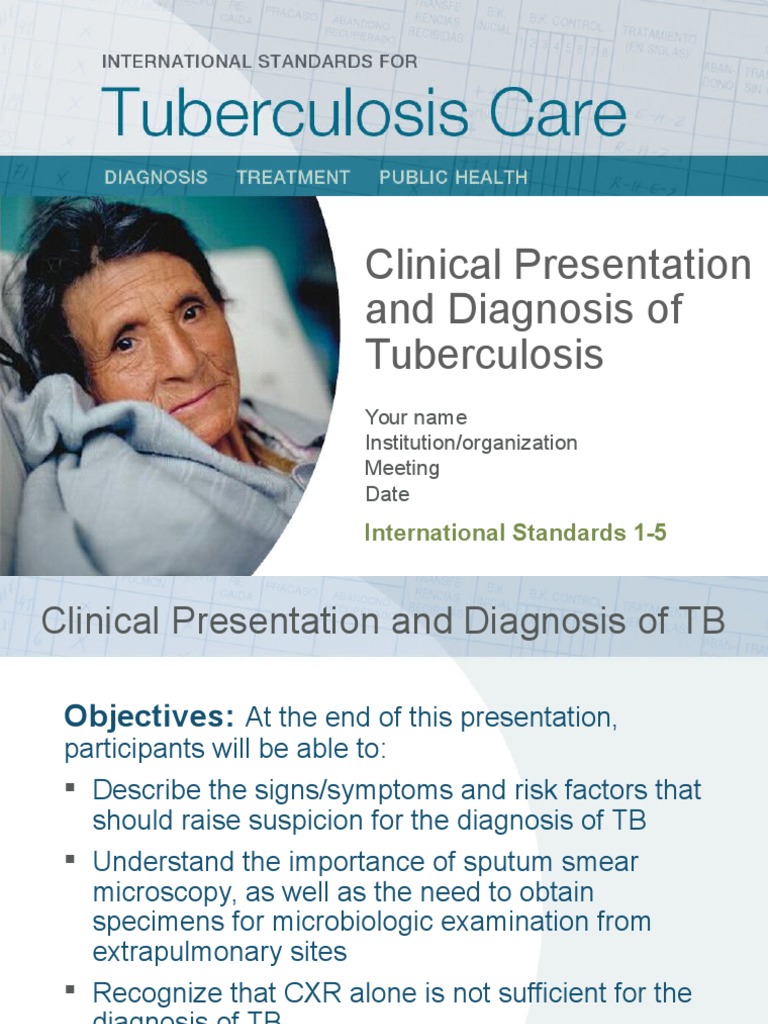 Tuberculosis Clinical Presentation & Diagnosis | PDF | Tuberculosis ...
