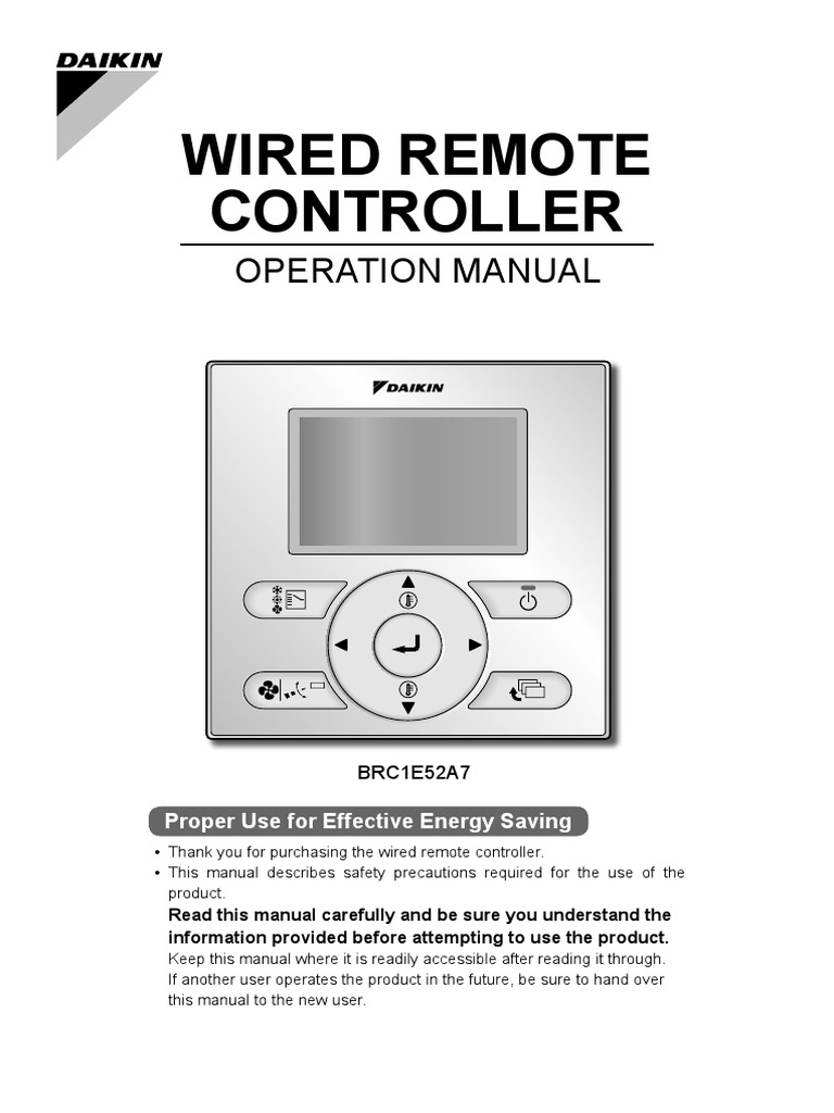 Daikin HVAC Operation+Manual Hvac Mechanical Fan